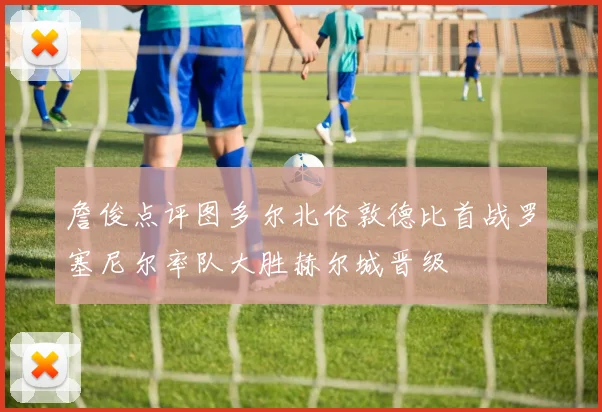 詹俊点评图多尔北伦敦德比首战罗塞尼尔率队大胜赫尔城晋级